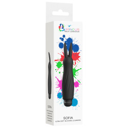 Luminous Rabbit Sofia 13cm Noir